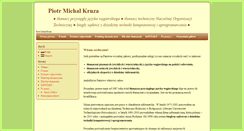 Desktop Screenshot of piotr.kruza.pl