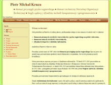 Tablet Screenshot of piotr.kruza.pl