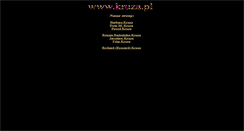 Desktop Screenshot of kruza.pl